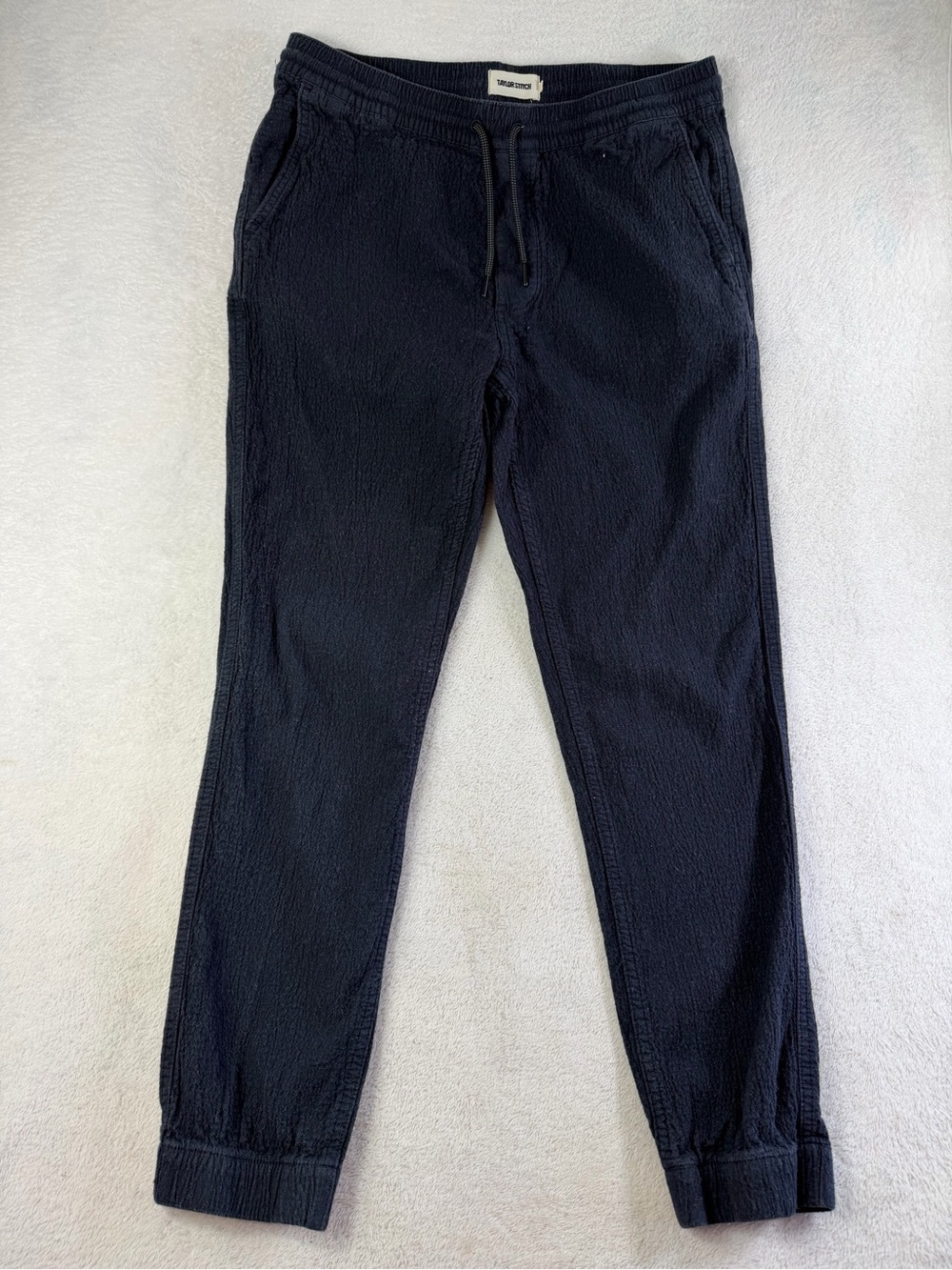 Taylor Stitch Après Pant Rinsed Indigo Sashiko Men’s M Organic Cotton Joggers